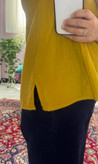 شومیز لینن زنانه اورسایز با پارچه خنک و سبک