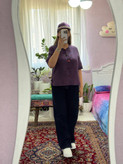 شومیز زنانه لینن دکمه نما گرهای