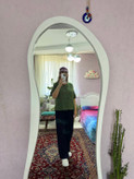 شومیز زنانه لینن دکمه نما گرهای