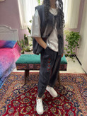 شلوار جین تکه دوزی