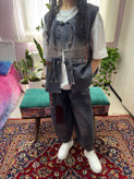 شلوار جین تکه دوزی