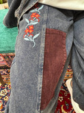 شلوار جین تکه دوزی